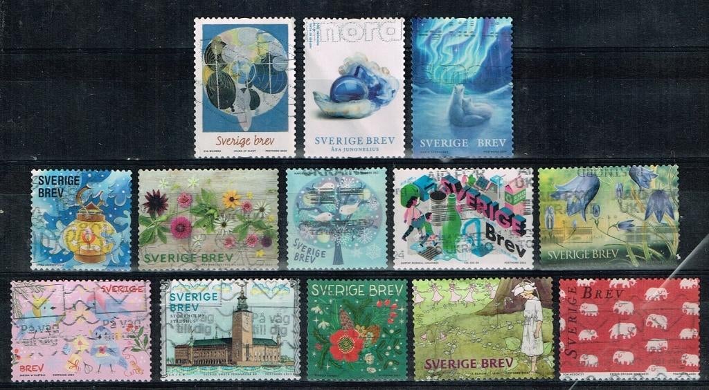 Timbres de Suède - K5734 - divers, Timbres & Monnaies, Timbres | Europe | Scandinavie, Envoi, Suède, Affranchi