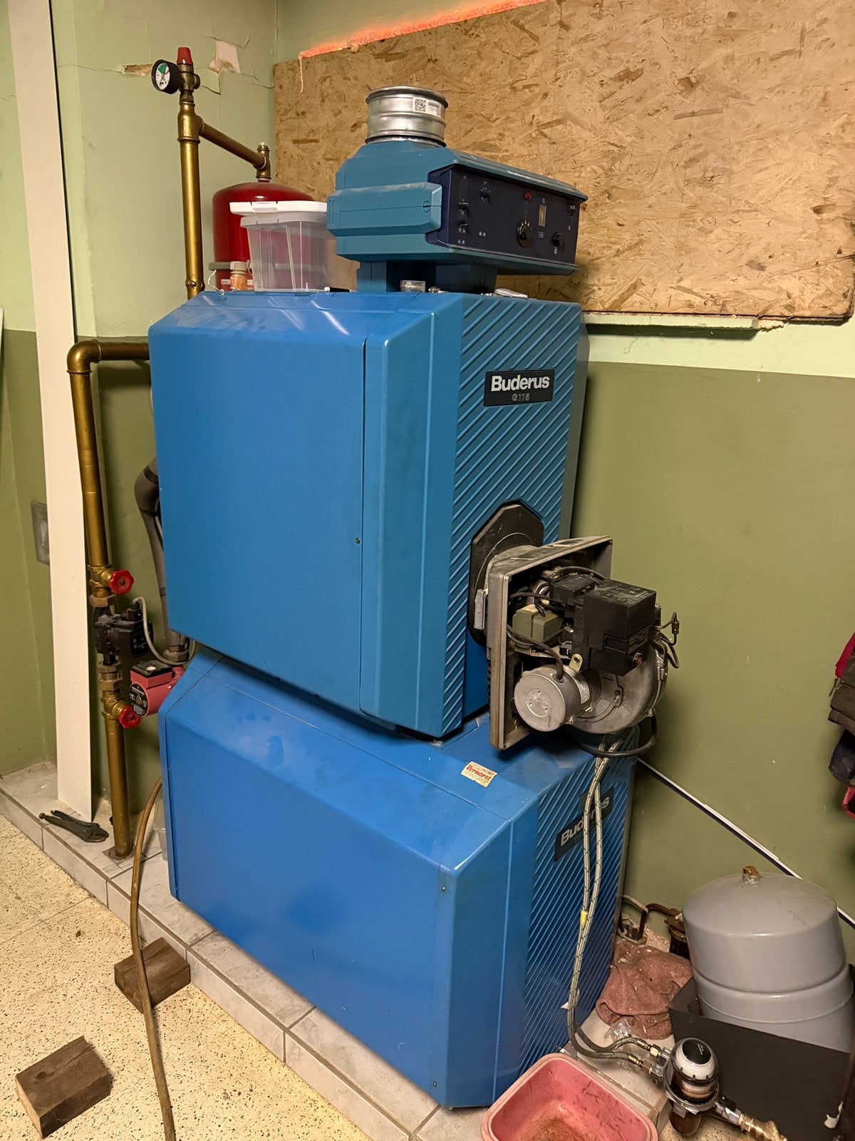 Buderus mazoutbrander, Doe-het-zelf en Bouw, Chauffageketels en Boilers, Ophalen, Gebruikt