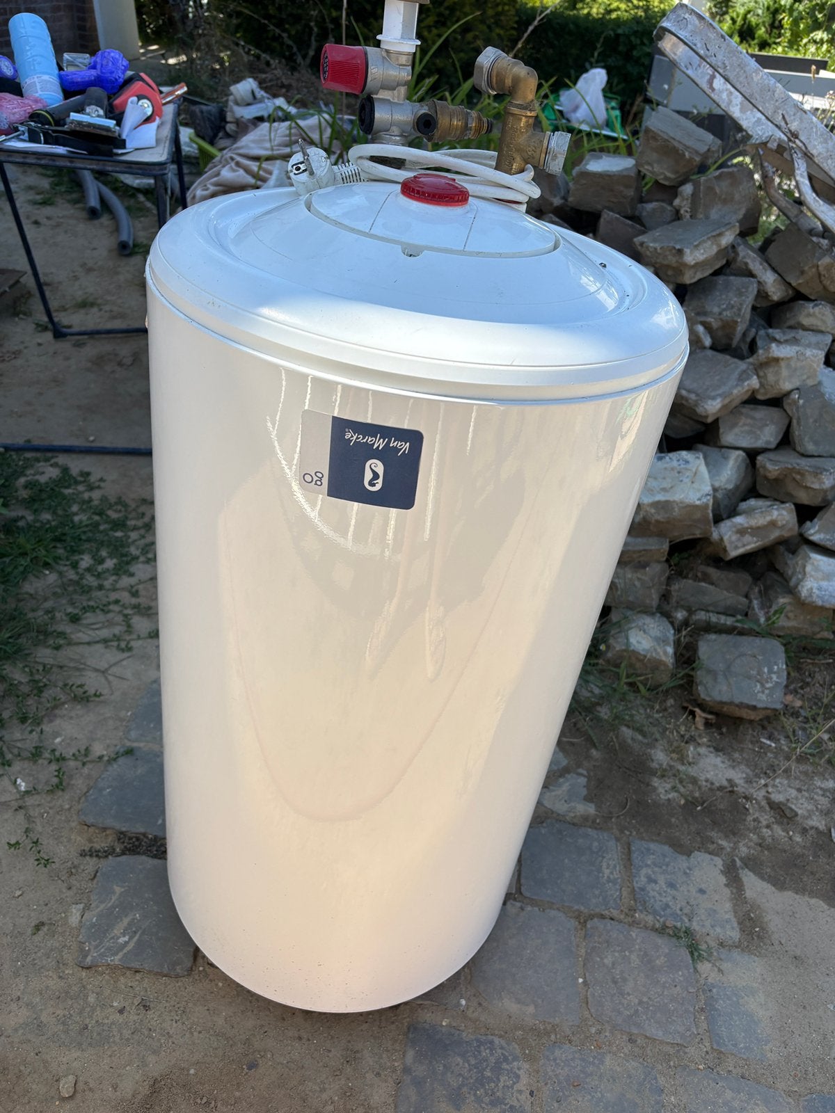 Elektrische boiler 80L, Bricolage & Construction, Chauffe-eau & Boilers, 20 à 100 litres, Enlèvement, Comme neuf, Boiler