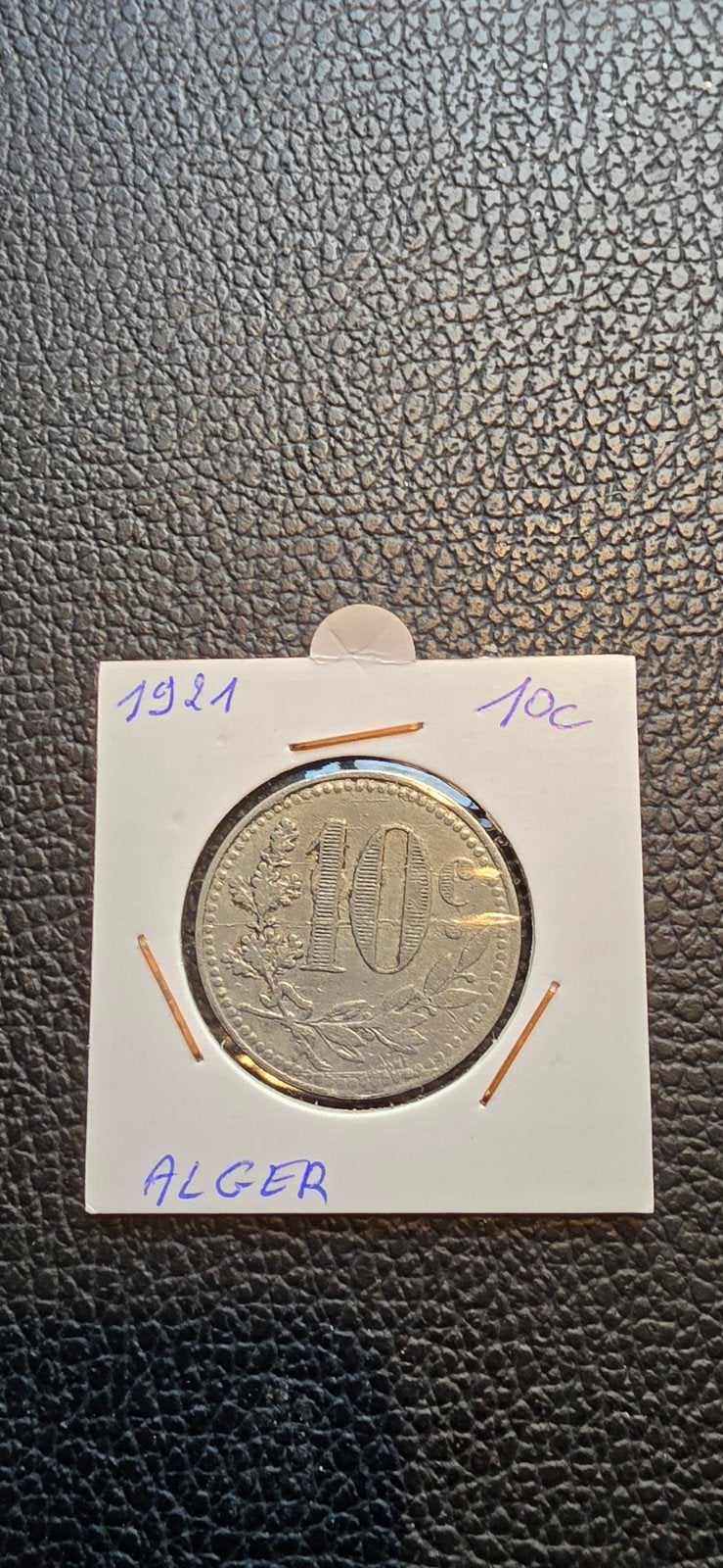 Frans noodgeld 10 cent. 1921 Alger, Ophalen of Verzenden