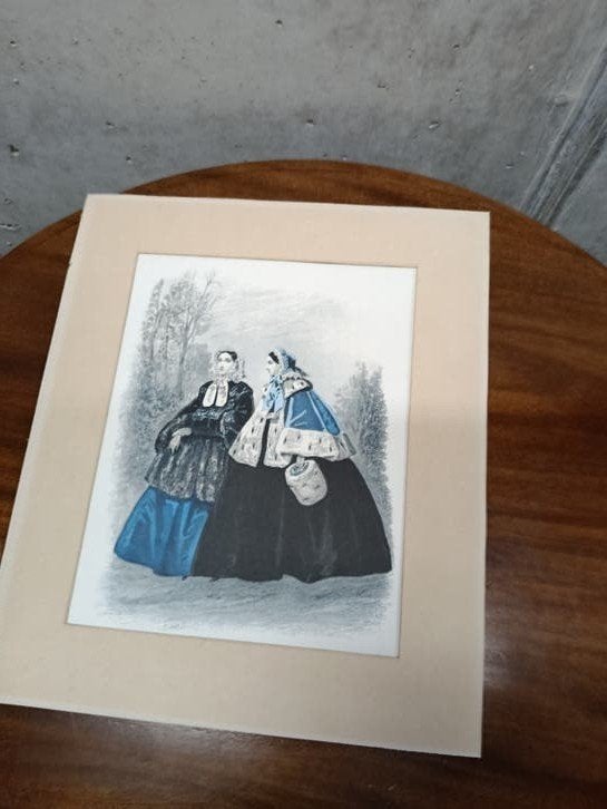 gravure Peterson's jaren 1850, Ophalen of Verzenden