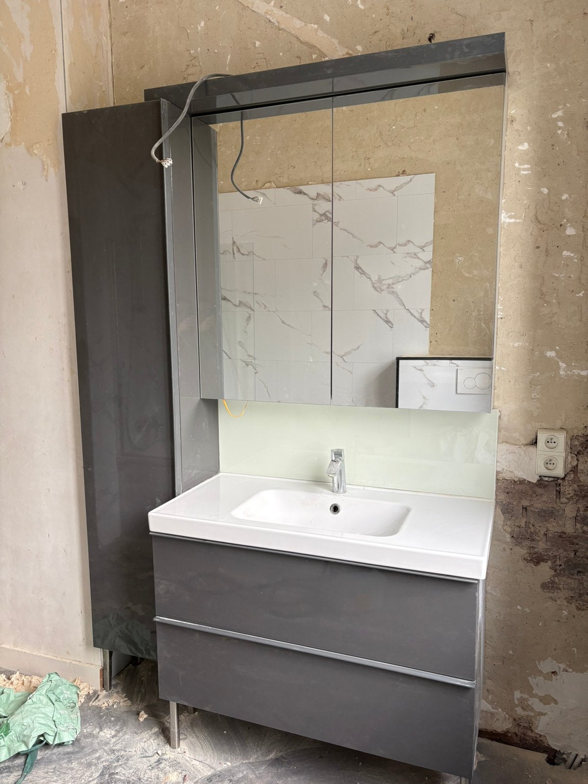 Meuble salle de bain GODMORGON complet, Ophalen, Zo goed als nieuw