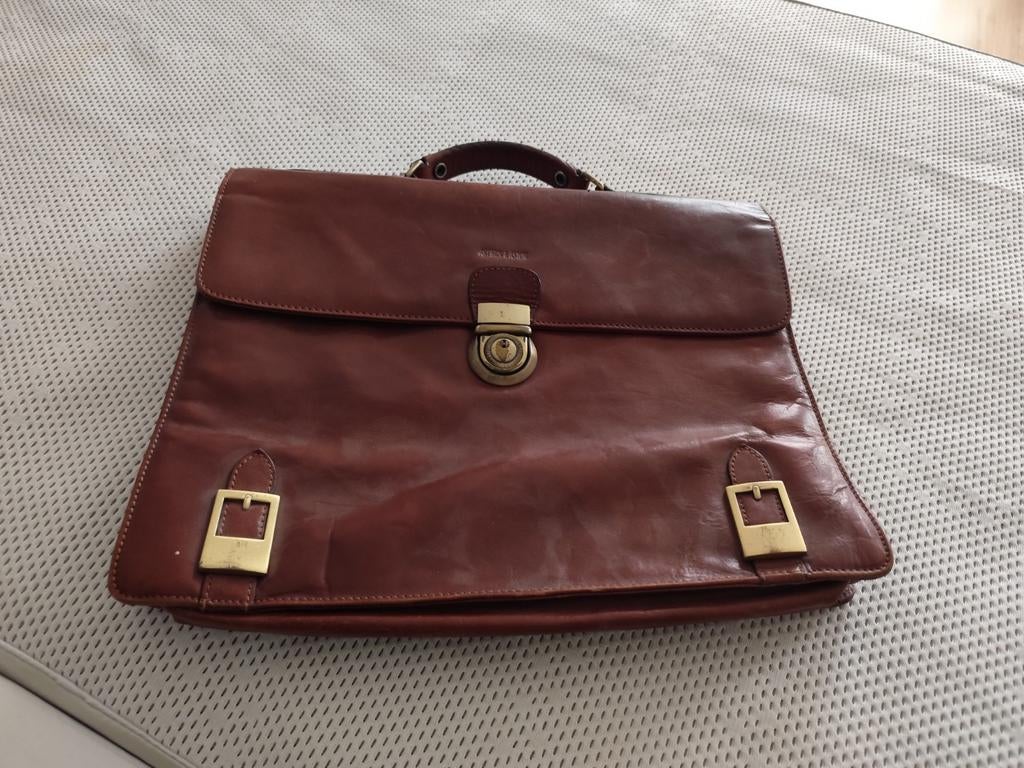 Mallette/sac d'école en cuir, Enlèvement