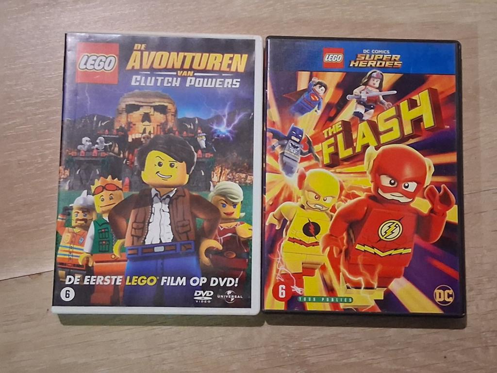 Dvd's Lego films, clutch powers / the flash (dc comics), Europees, Tekenfilm, Ophalen of Verzenden, Zo goed als nieuw