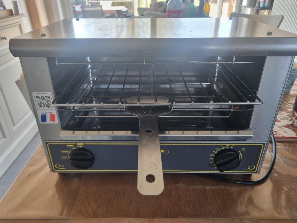 Professionele Grill / toaster (2 stuks), Electroménager, Enlèvement, Utilisé, Ramasse-miettes amovible