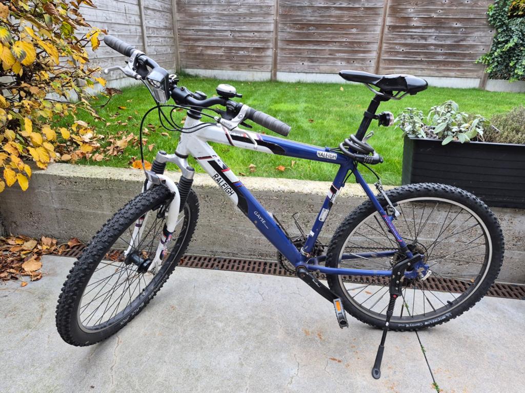 Vélo de montagne Raleigh, Enlèvement