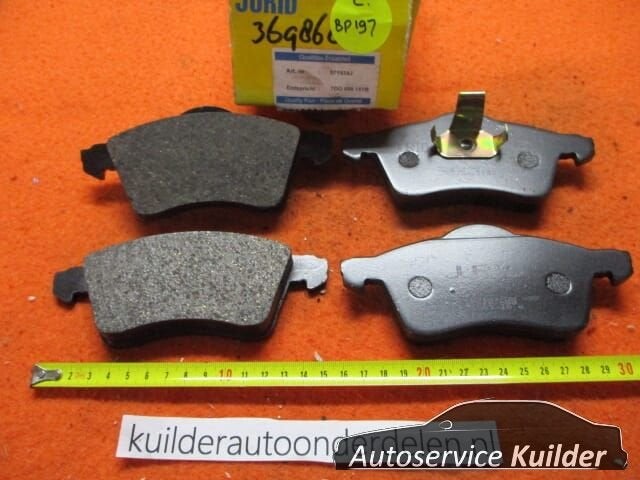 Remblokken voorzijde VW California T4  Transporter T4 Jurid, Auto-onderdelen, Remmen en Aandrijving, Volkswagen, Nieuw, Ophalen of Verzenden