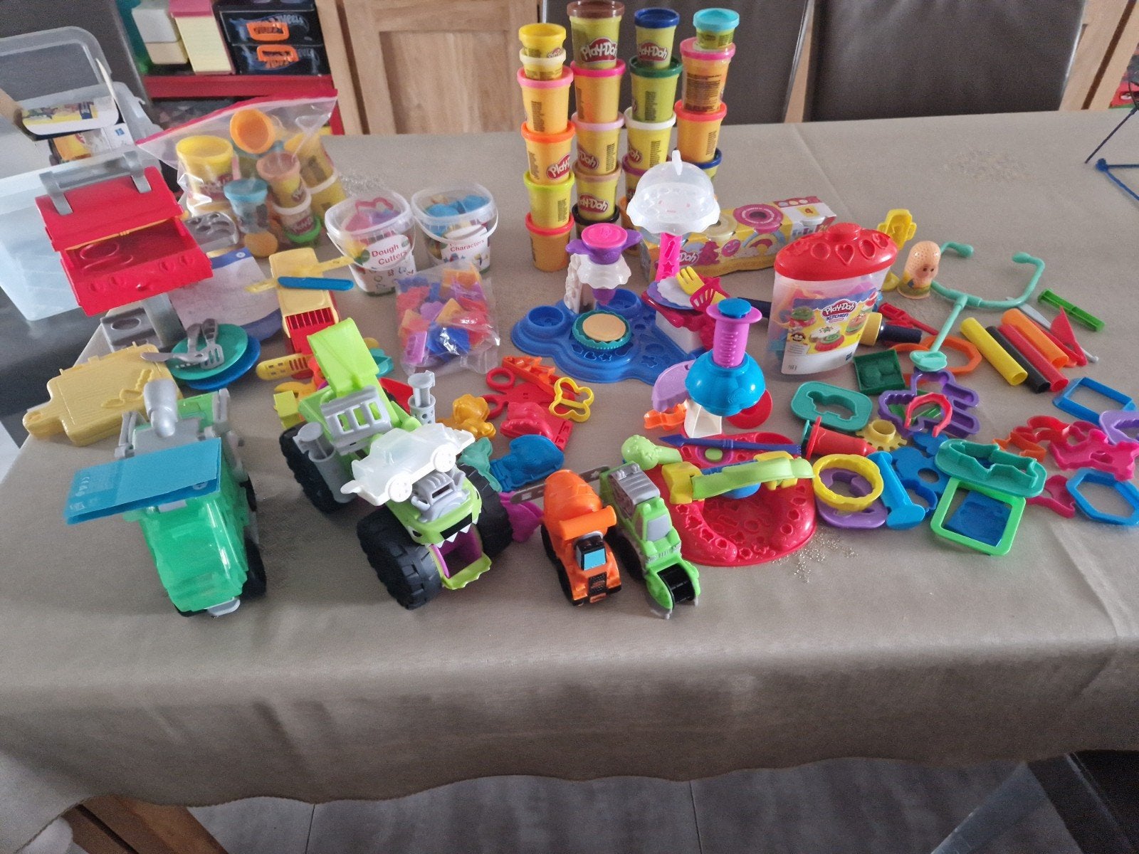 play doh pakket, Ophalen