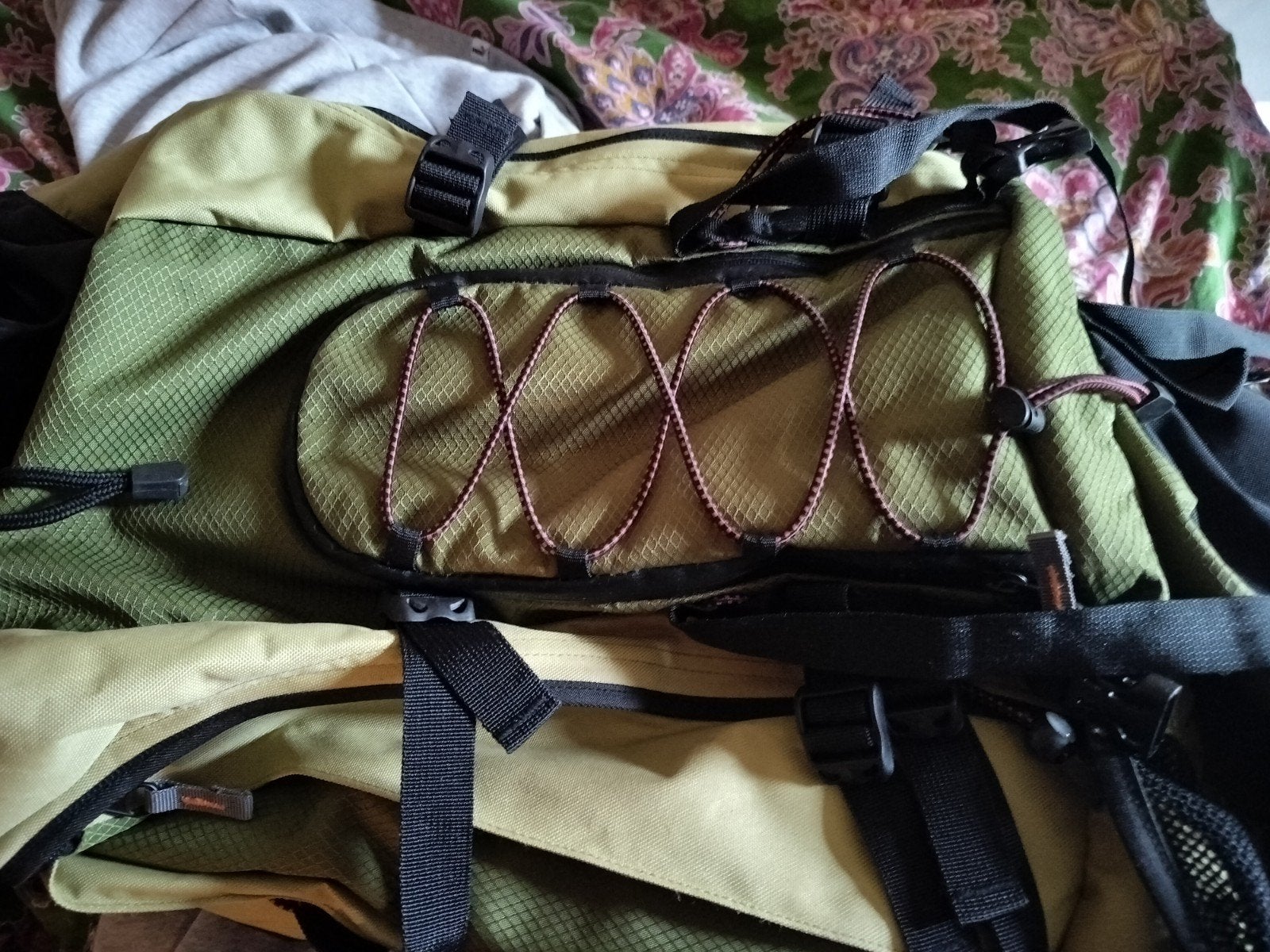 Trekking rugzak 50 a 55 liter, 25 tot 40 cm, Zo goed als nieuw, Trekking, 60 cm of meer