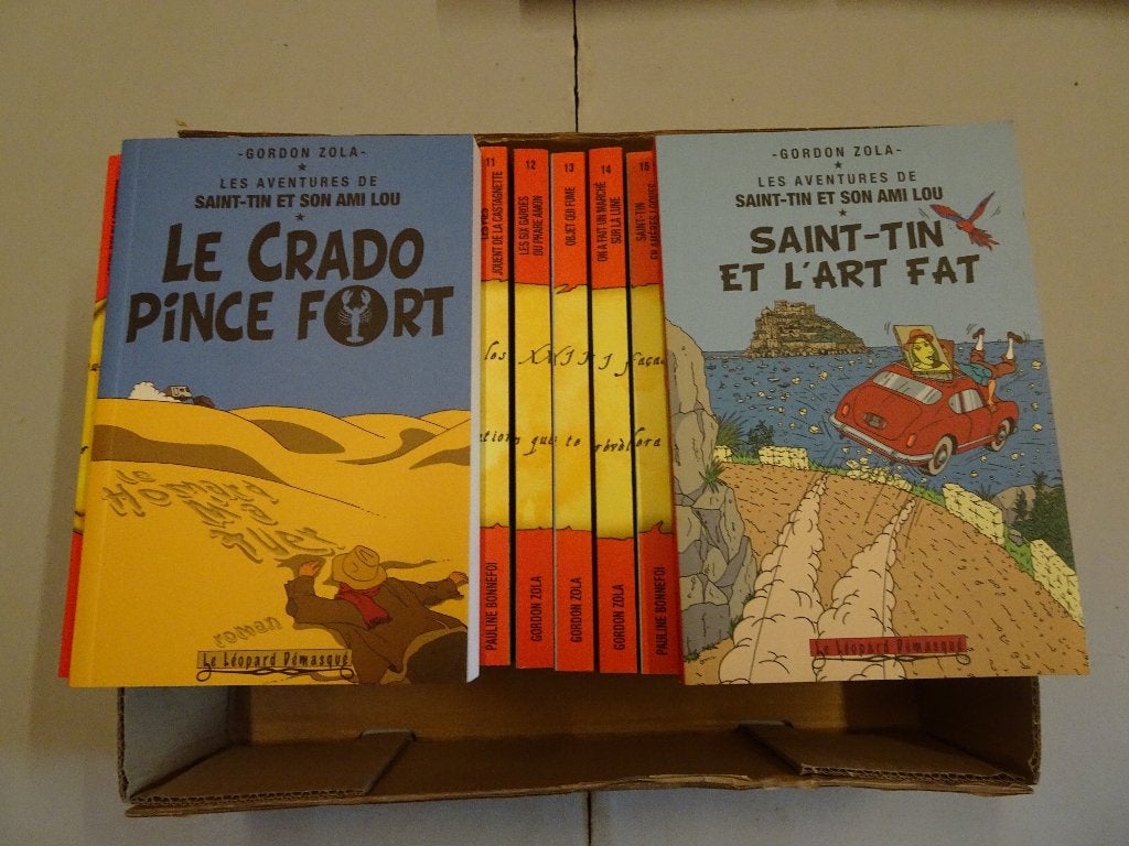 Parodies des aventures de Tintin *Saint-Tin et son ami Lou*, Enlèvement ou Envoi, Tintin, Comme neuf, Livre ou Jeu