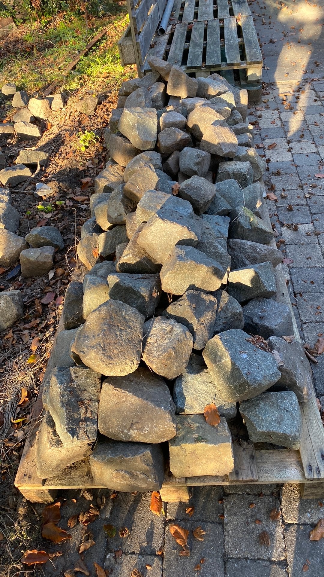 Kasseien, Ophalen