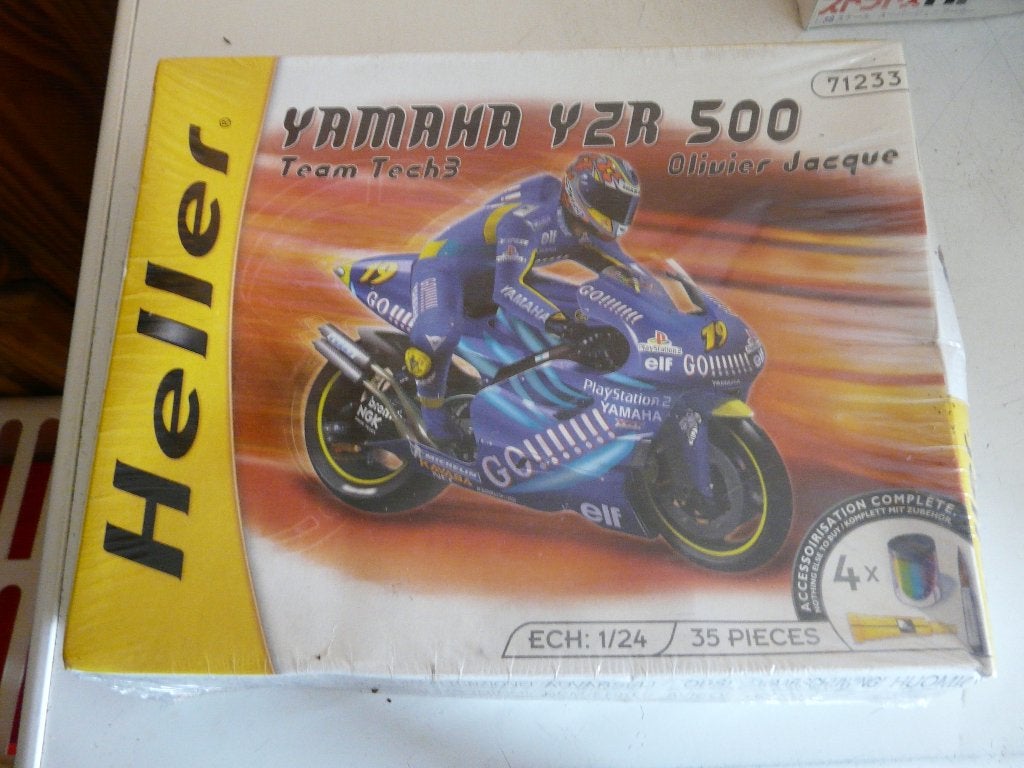 YAMAHA YZR 500 1/24 HELLER, Hobby & Loisirs créatifs, Modélisme | Voitures & Véhicules, Neuf, Plus grand que 1:32, Autres types