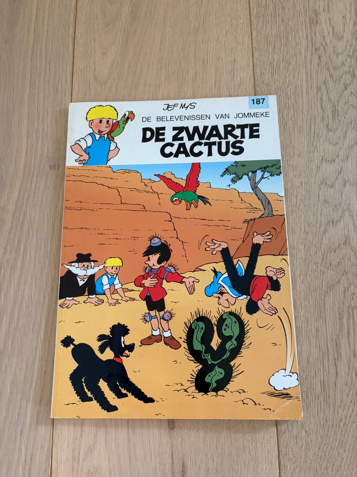 Jommeke nr 187 - de zwarte cactus, Boeken, Eén stripboek, Ophalen of Verzenden, Zo goed als nieuw