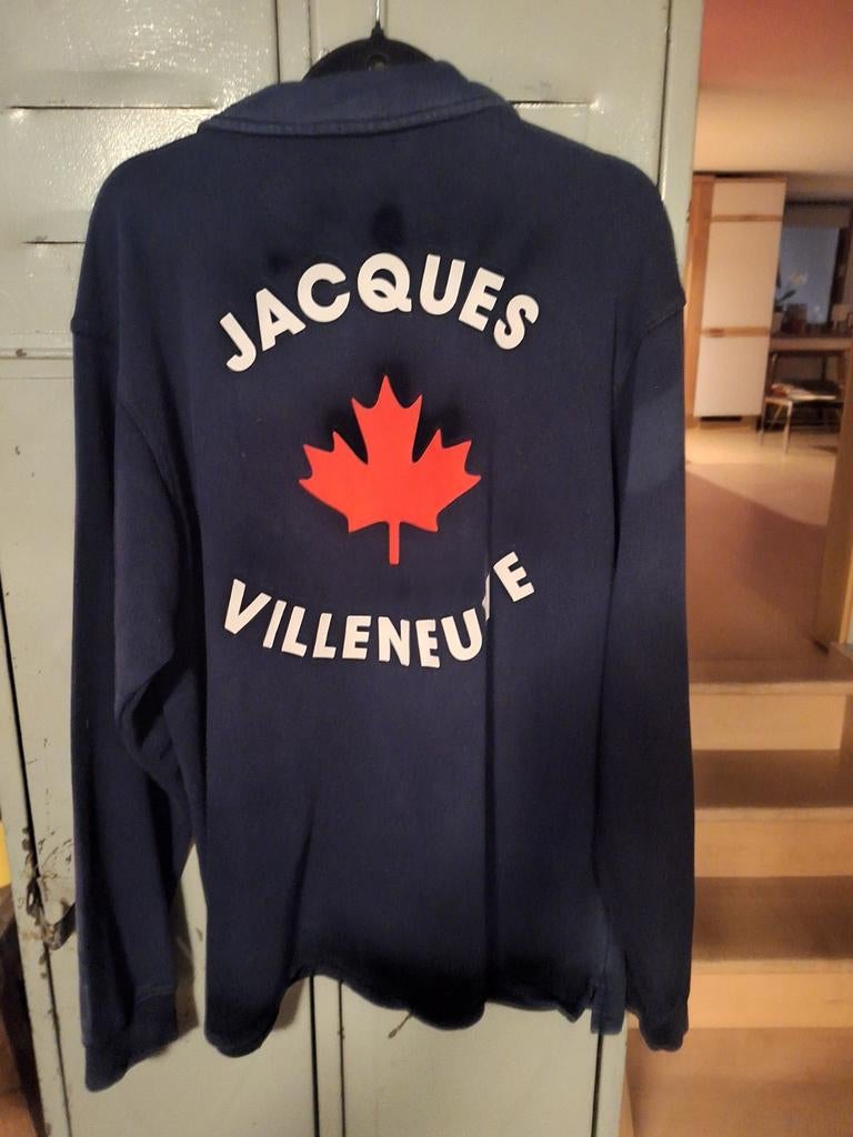 JACQUES VILLENEUVE NIKE trui Lucky Strike maat L, Enlèvement ou Envoi, Taille 52/54 (L)
