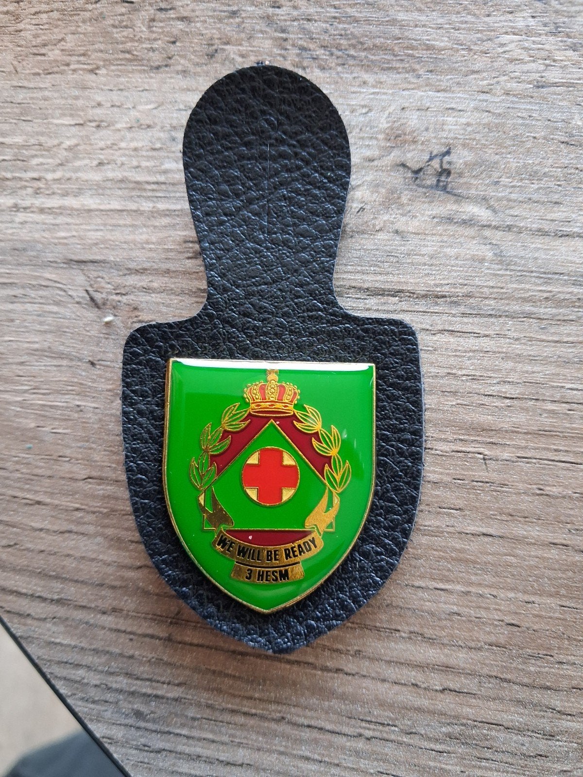 Emblème sur la poitrine : 3e HESM (Unité hospitalière - Serv, Collections, Objets militaires | Général, Envoi