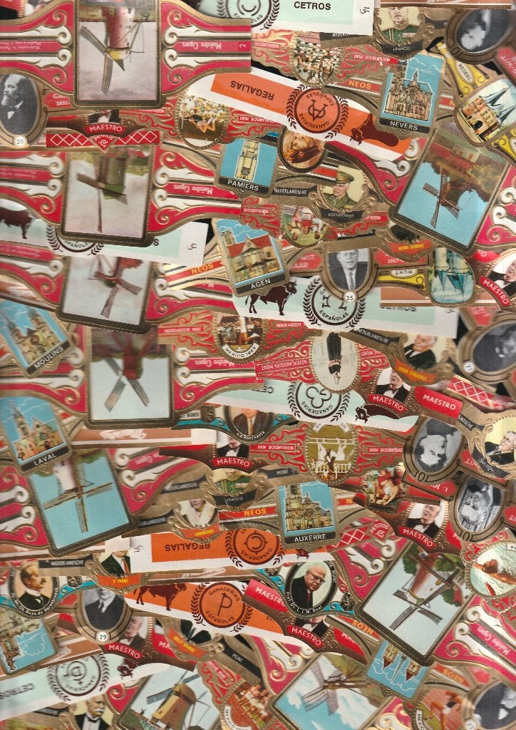 lot de 1000 anciens bracelets à cigares de Varia, Collections, Articles de fumeurs, Briquets & Boîtes d'allumettes, Envoi, Utilisé