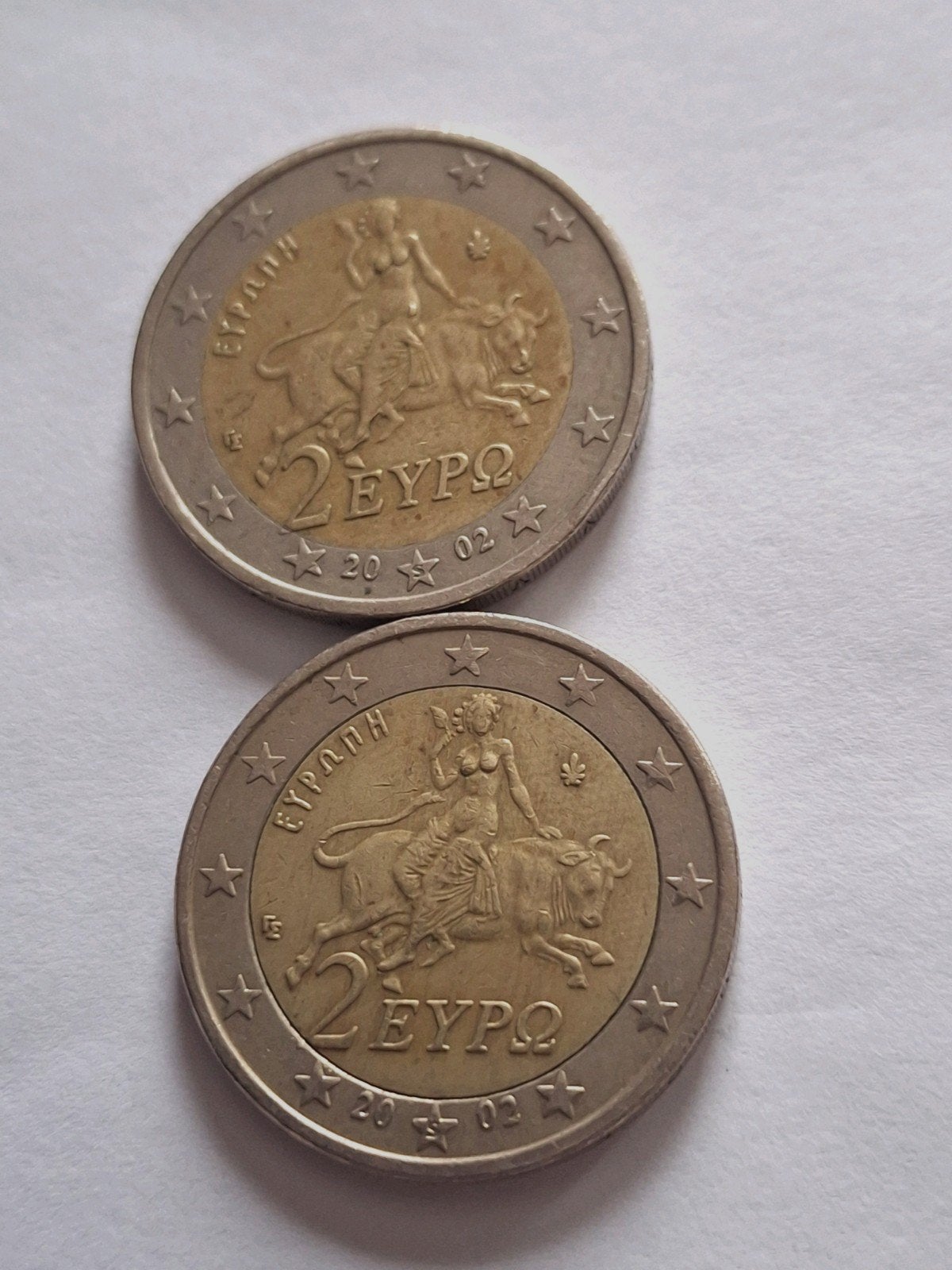 Deux pièces monnaie 2euro, Postzegels en Munten, Munten | Europa | Euromunten