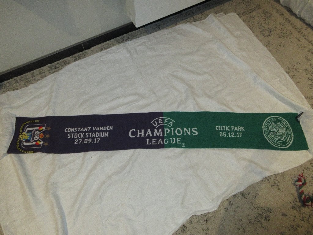 Voetbal RSC Anderlecht sjaal Celtic Park 05.12.17 Champions, Ophalen