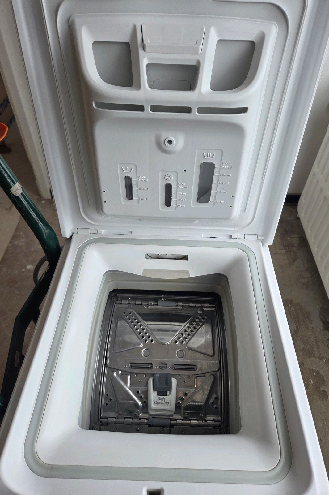 Mooie INDESIT wasmachine bovenlader 7 kg 1200 - 40cm breed, Elektronische apparatuur, Ophalen, Bovenlader, Nieuw, Kort programma