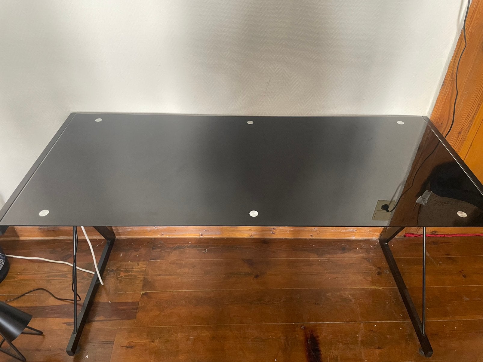 Burea verre trempe ikea, Ophalen, Zo goed als nieuw, IKEA, Glas