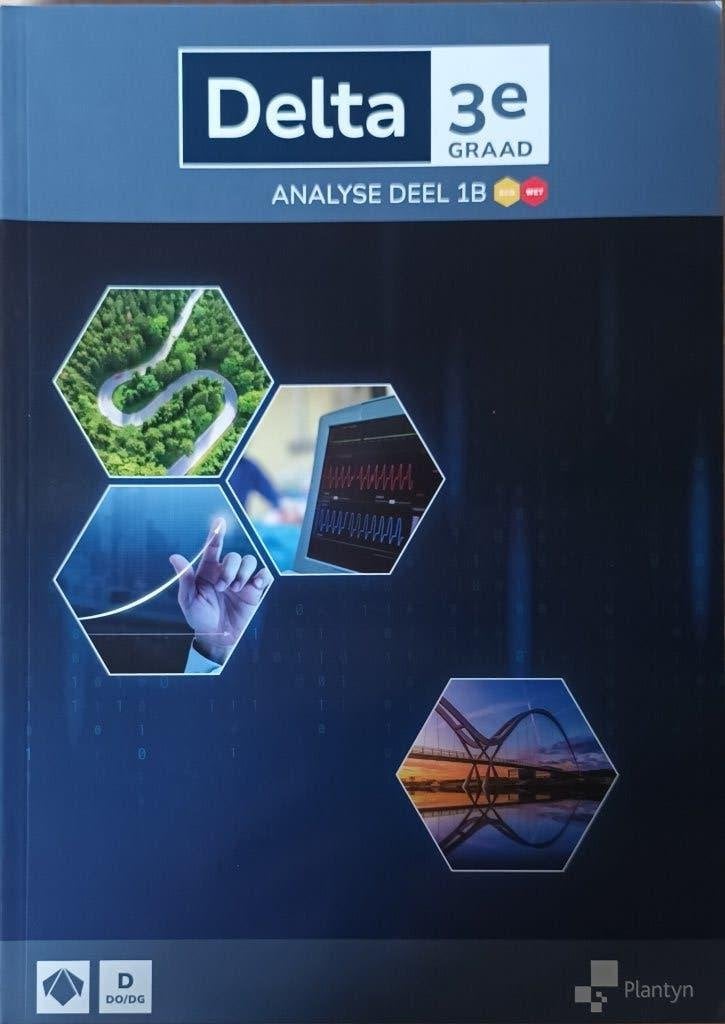 Wiskunde delta 3e graad analyse leerboek deel 1b, ASO, Wiskunde A, Plantyn, Ophalen of Verzenden