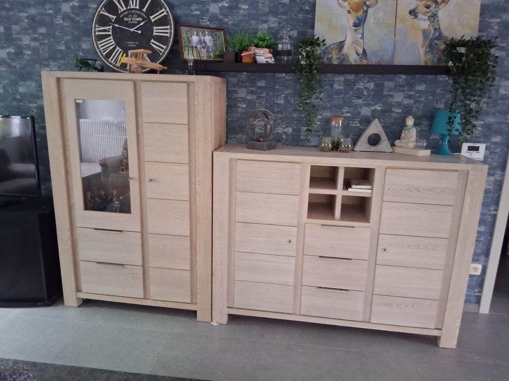 mooie eetkamer, Huis en Inrichting, Ophalen, Gebruikt, 4 tot 6 stoelen