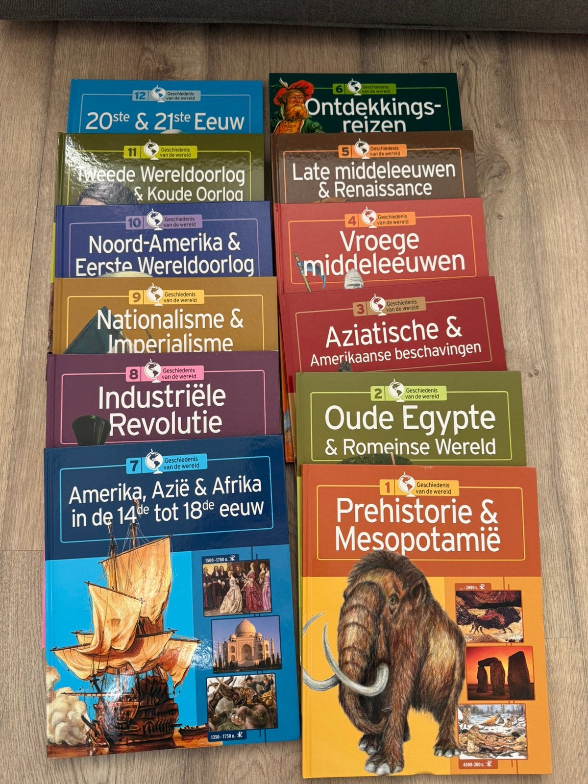 Complete voekenteeks geschiedenis van de wereld, Boeken, Ophalen, Zo goed als nieuw
