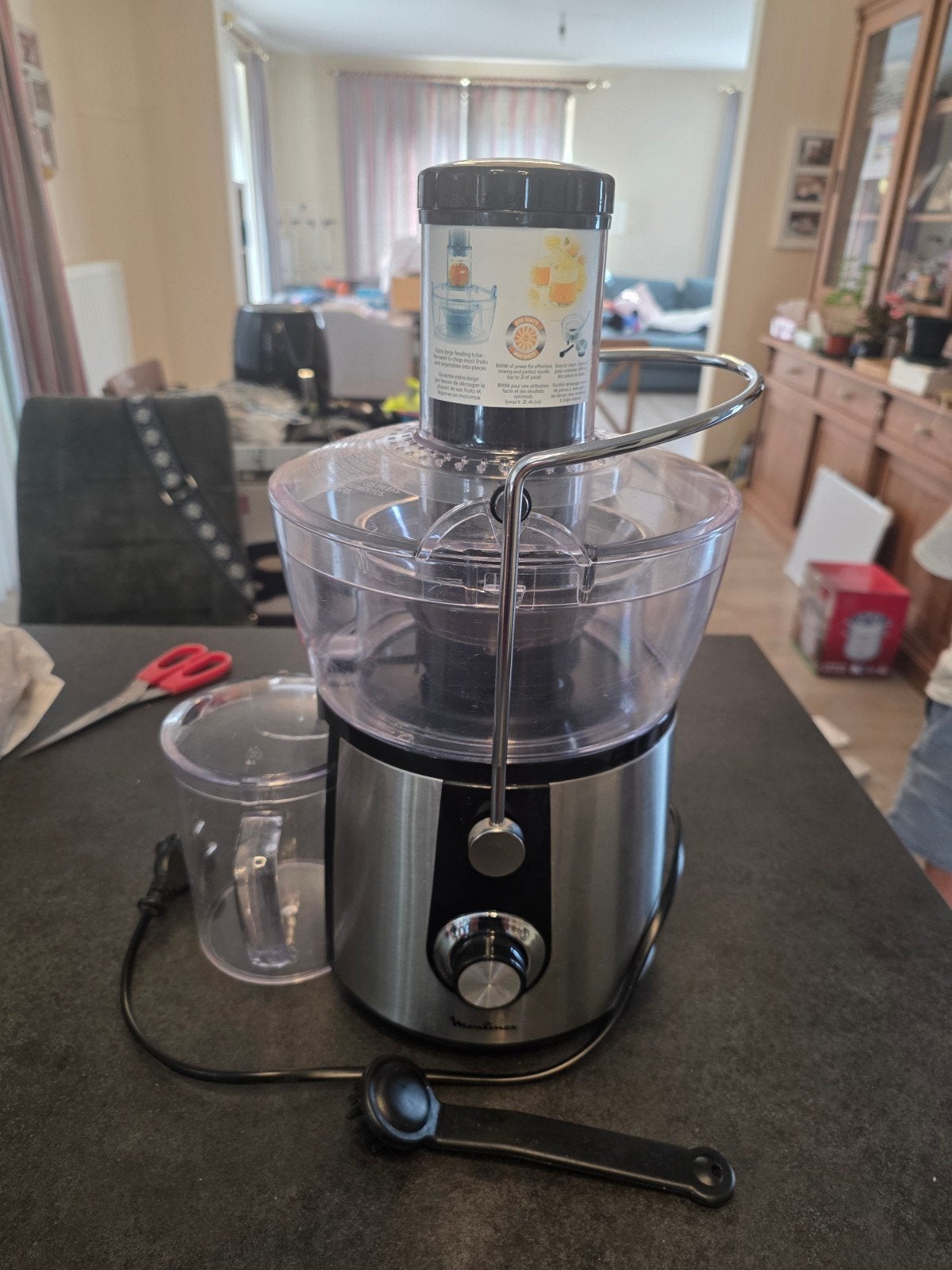Centrifugeuse Moulinex, Electroménager, Mélangeurs de cuisine, Résiste au lave-vaisselle, Enlèvement, Utilisé, 1 à 2 litres