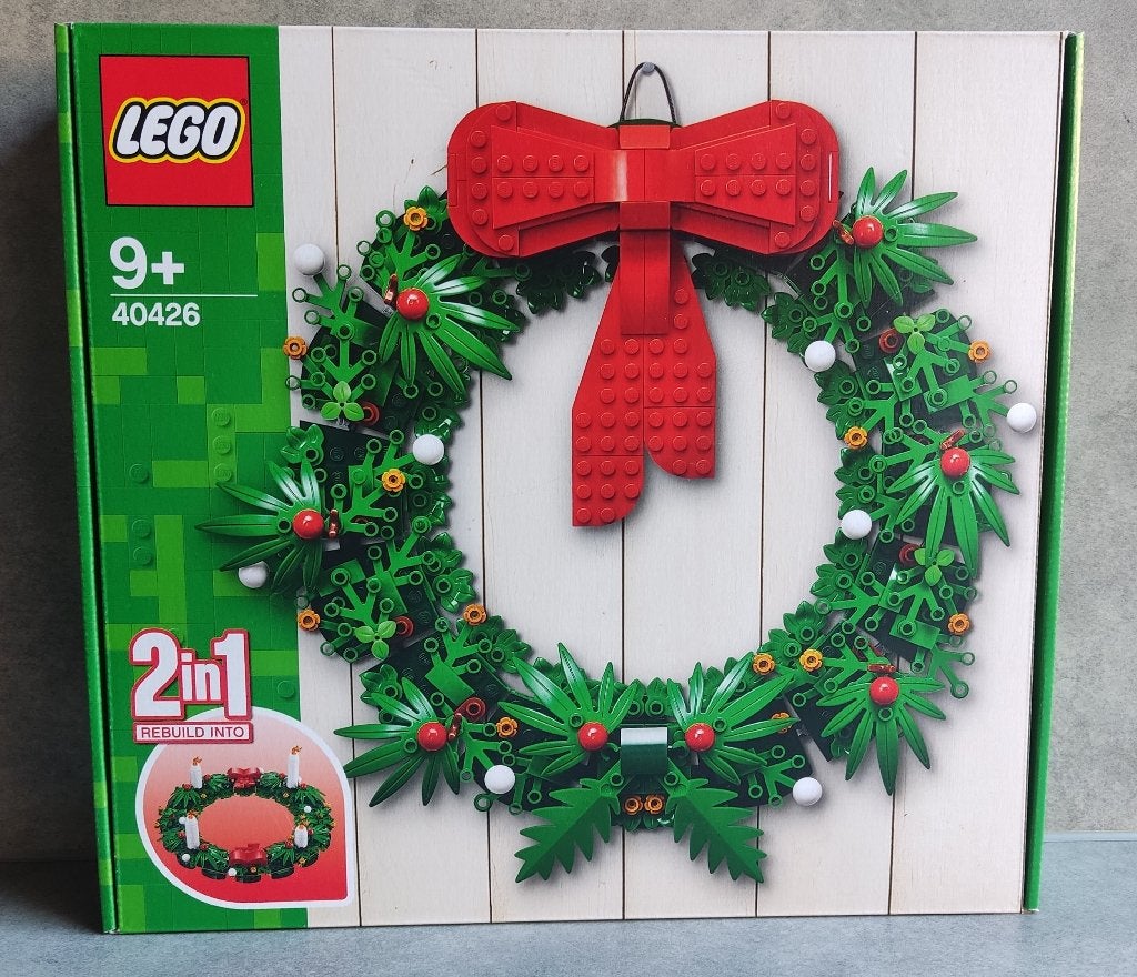 lego 40426 kerstkrans 2 in 1 kerstmis, Ophalen of Verzenden, Nieuw, Complete set, Lego