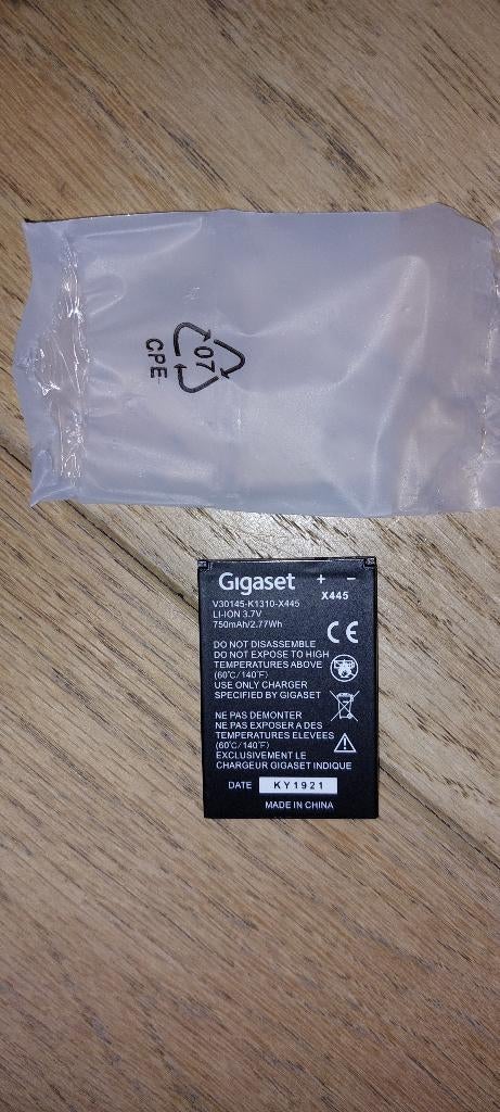 Batterie téléphone sans fil Gigaset Pro V30145-K1310-X445, Télécoms, Enlèvement, Neuf