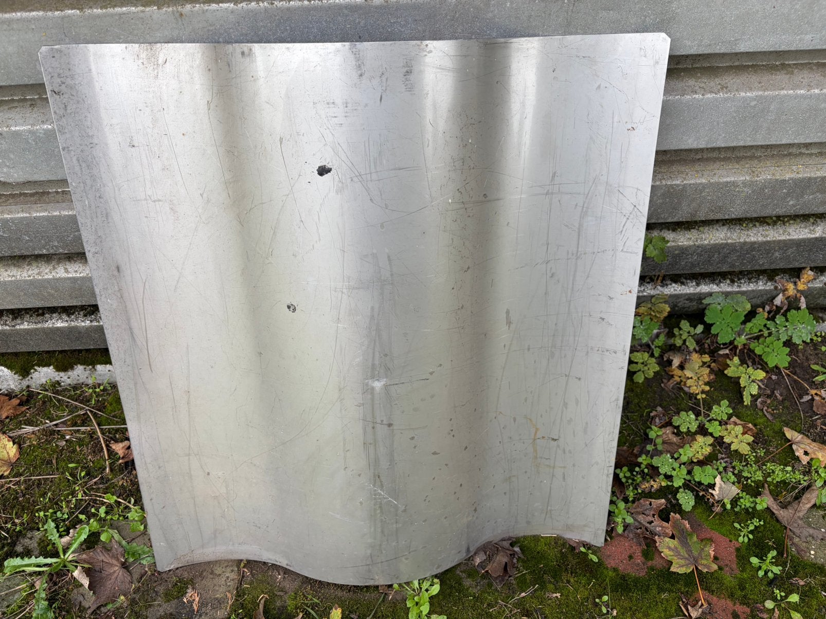 afdekplaat (Schoorsteenkap) – Golvende plaat, Enlèvement, Comme neuf