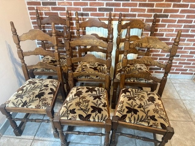 stoelen, Enlèvement, Utilisé, Bois, Cinq, Six Chaises ou plus