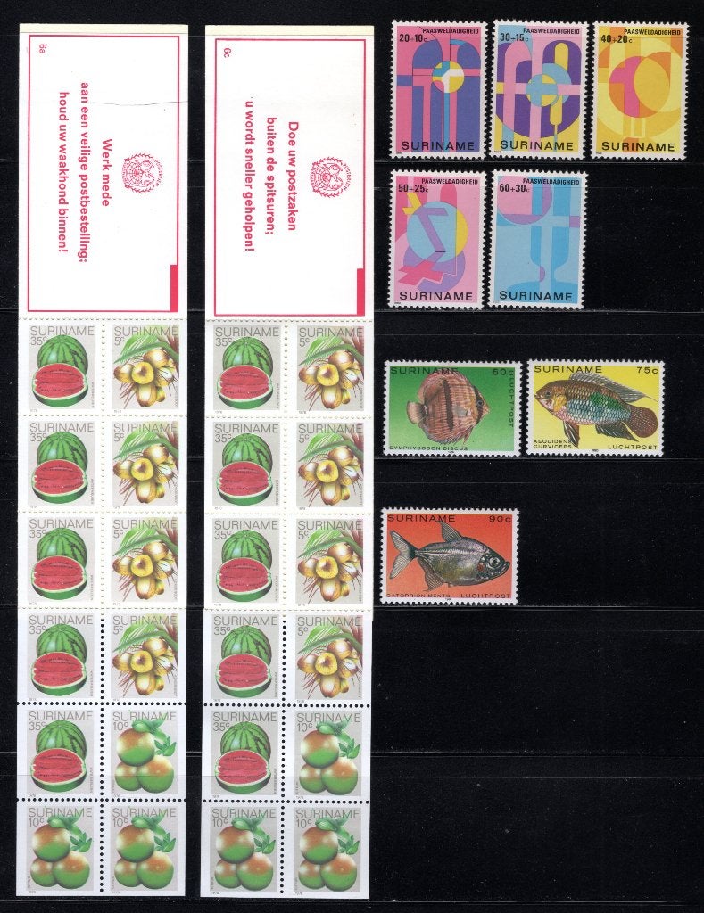 SURINAME Lot 1980 MNH, Postzegels en Munten, Postzegels | Suriname, Verzenden, Postfris