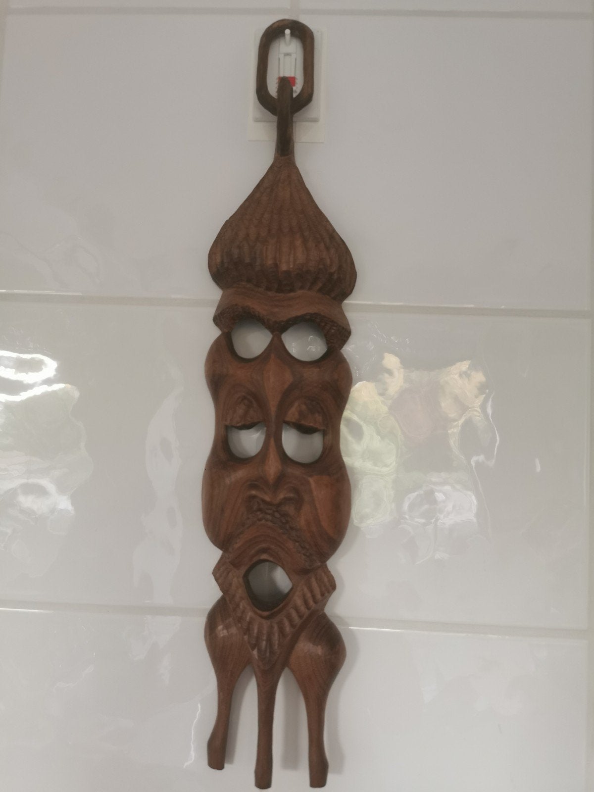 Masque africain en bois, Antiquités & Art, Enlèvement