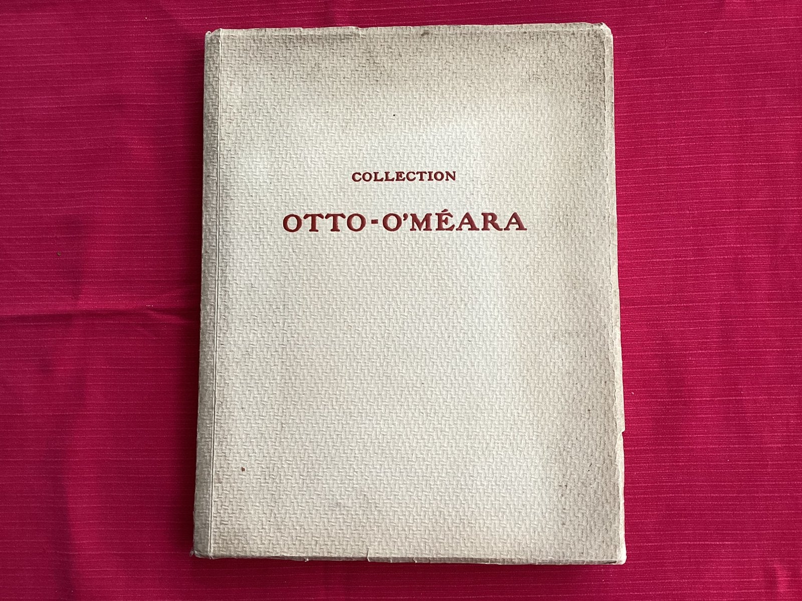 Georges Giroux O'MÉARA verkoopcatalogus -1928, Ophalen of Verzenden, Gelezen