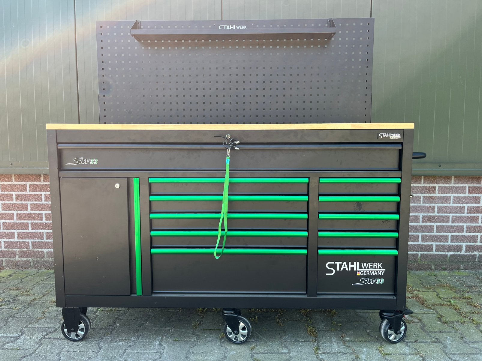 STAHLWERK SW33  Gereedschapswagen nieuwstaat compleet, Doe-het-zelf en Bouw, Ophalen, Gevuld, Nieuw