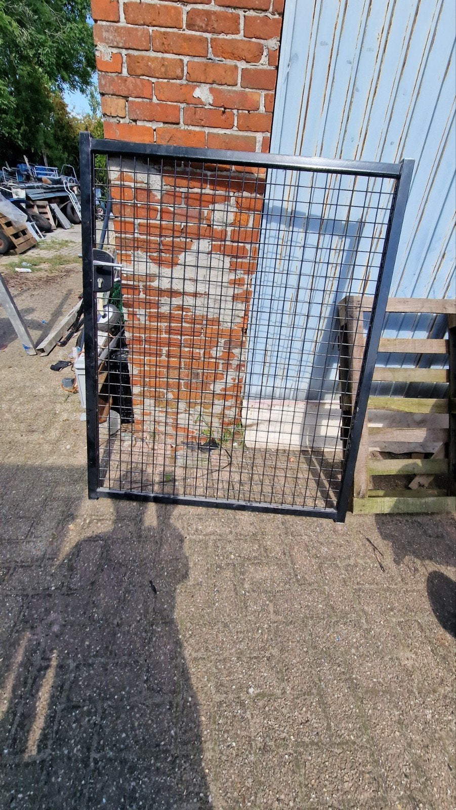 tuinpoort met slot loocinox, Tuin en Terras, Ophalen
