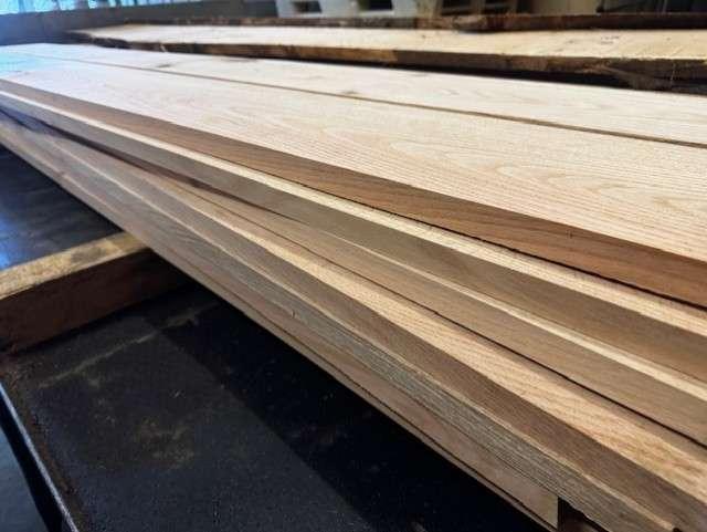 Geschaafde eiken planken 220x22.5x2.5 cm, Tuin en Terras, Palen, Balken en Planken, Ophalen of Verzenden, Nieuw, 250 cm of meer
