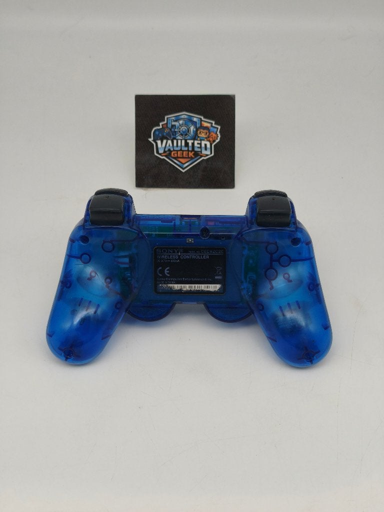 Manette DualShock 3 Crystal Blue pour PS3, Consoles de jeu & Jeux vidéo, Enlèvement ou Envoi, Utilisé, Contrôleur, PlayStation 3