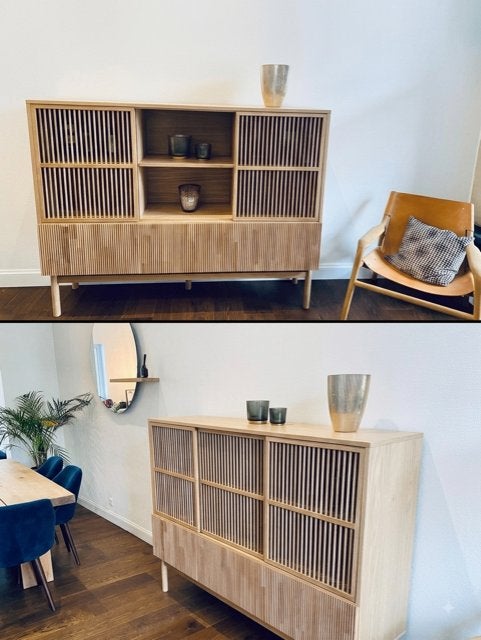 Buffet-Vaisselier Chene, 25 à 50 cm, 150 à 200 cm, Comme neuf, Enlèvement
