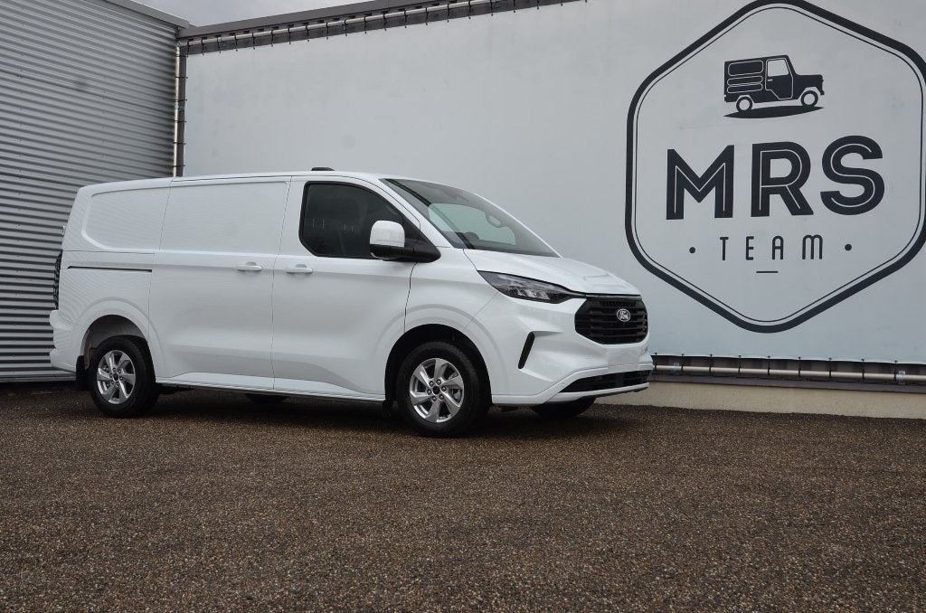 Ford Transit Custom- L1- Limited- Automaat- Nieuw- 32990+BTW, Automaat, Stof, Euro 6, Wit