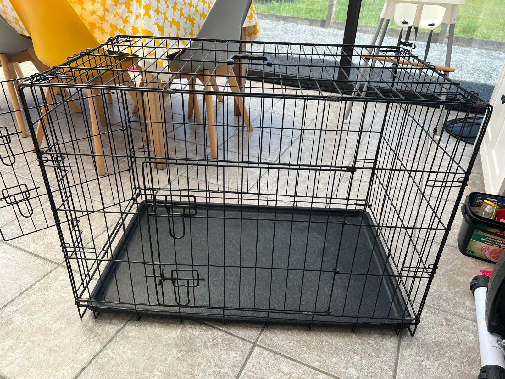Bench voor grote hond, Dieren en Toebehoren, Hondenhokken, Ophalen, Minder dan 65 cm, Hondenhok, Zo goed als nieuw