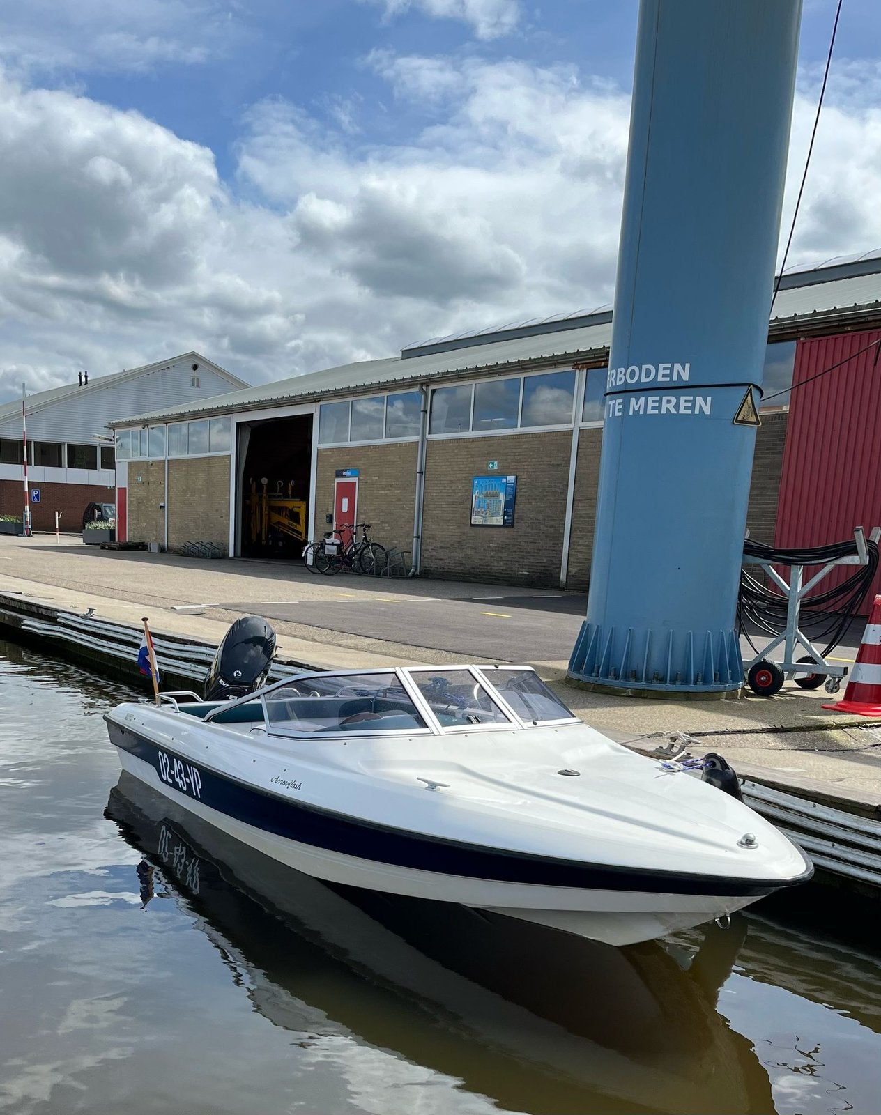 Boot Fletcher Arrowflash 15 75pk met trailer, 70 à 120 ch, Enlèvement, Utilisé, Moteur hors-bord