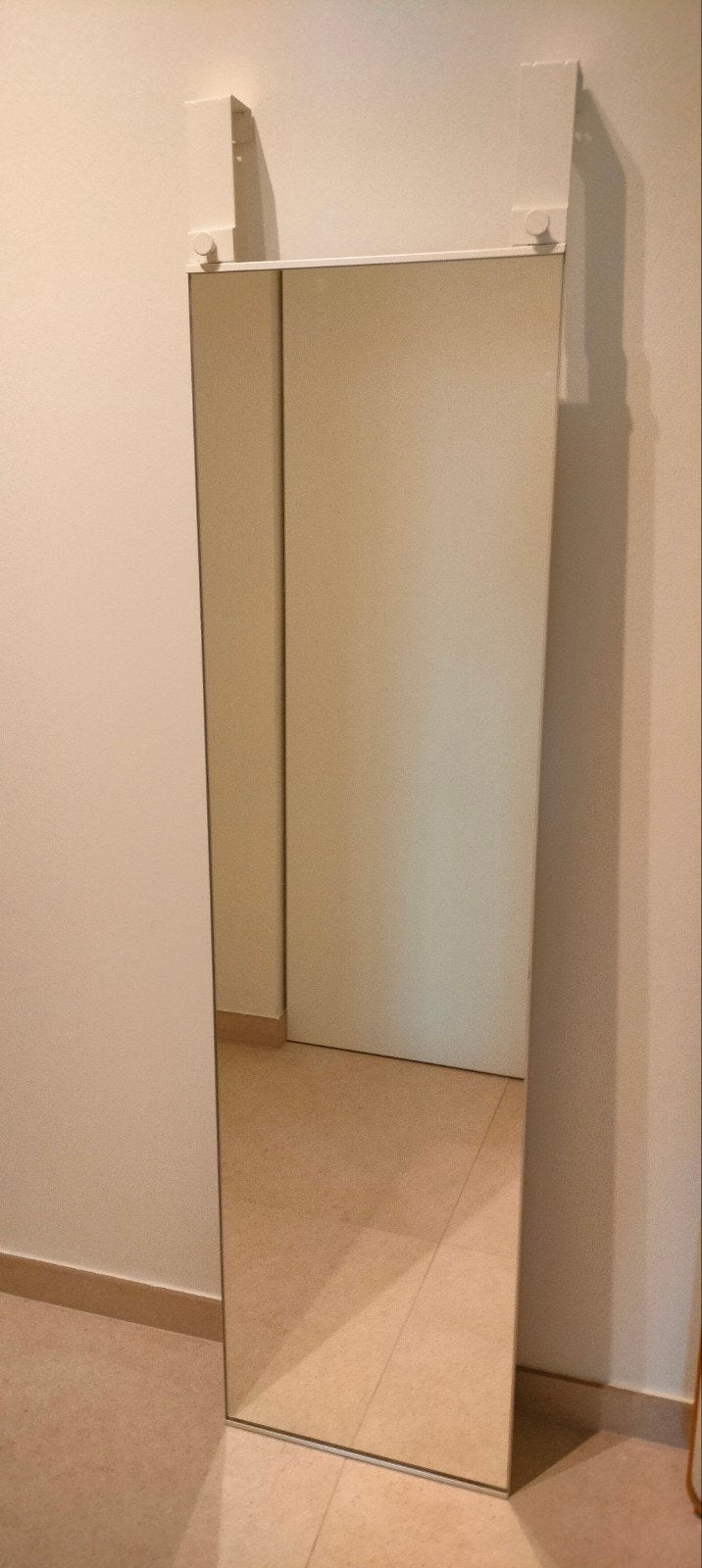hangende deurspiegel, wit frame, ikea, Ophalen, Rechthoekig, Minder dan 50 cm, 100 tot 150 cm