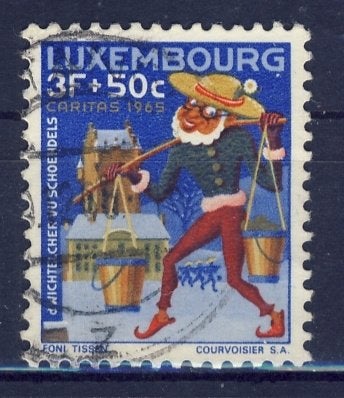 Luxemburg 1965 - nr  720, Verzenden, Luxemburg, Gestempeld