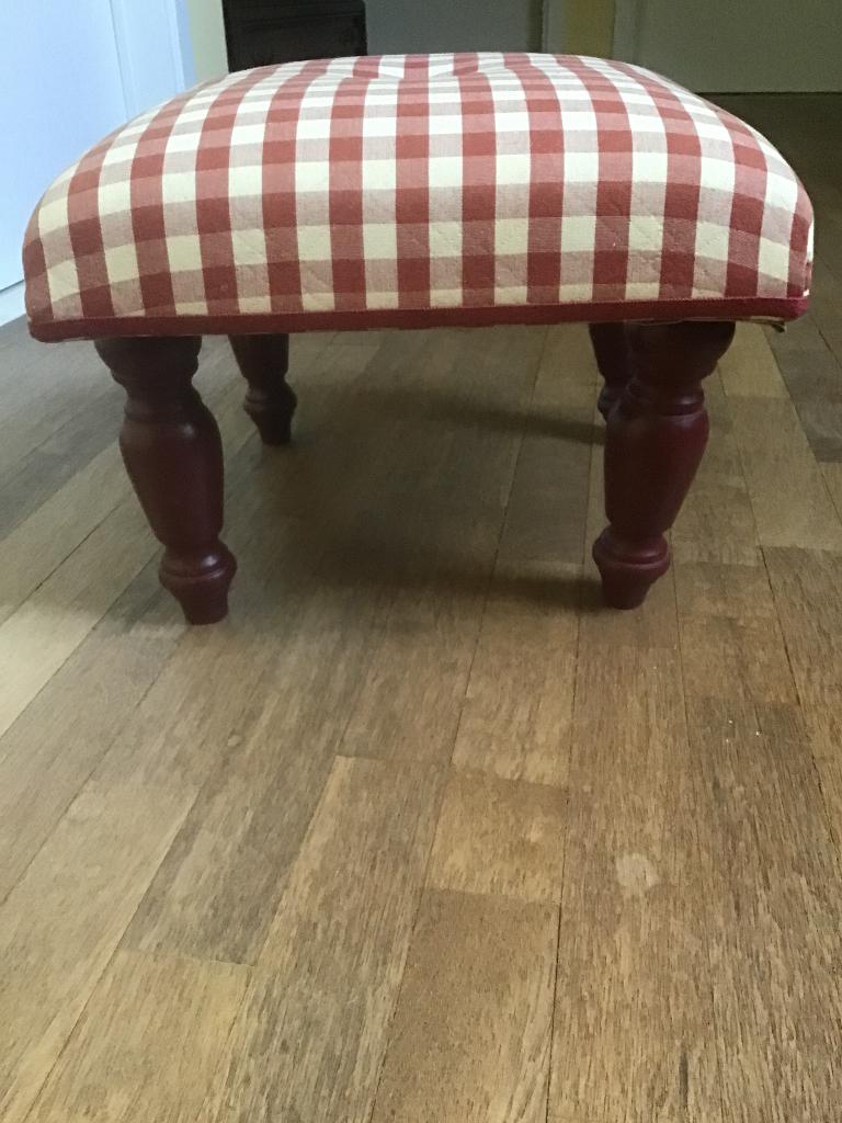 cottage voetenbankje/decoratie, Huis en Inrichting, Woonaccessoires | Overige, Gebruikt, Ophalen of Verzenden