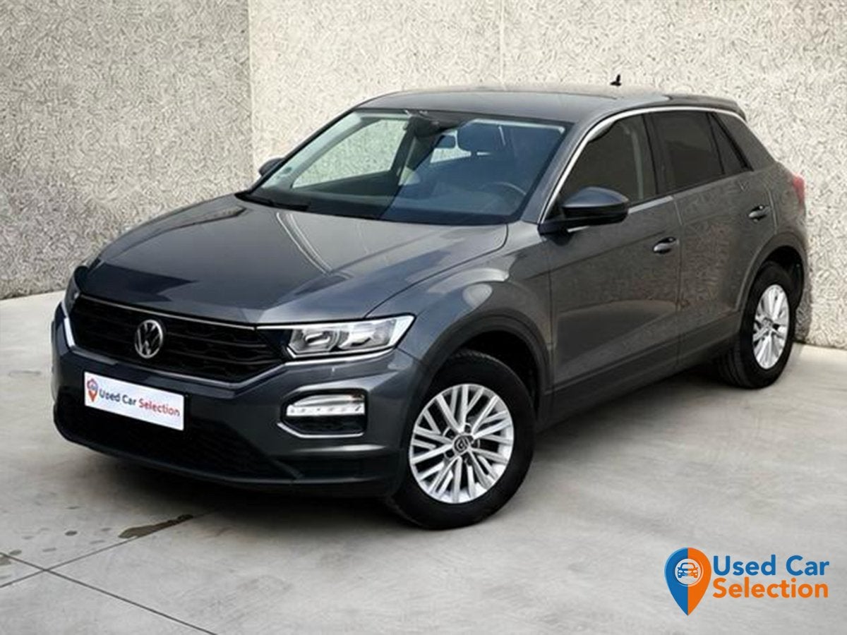Volkswagen T-Roc 1.5TSI Elegance DSG/PDC/Carplay/Garantie, Autos, Argent ou Gris, Achat, Carnet d'entretien, Noir