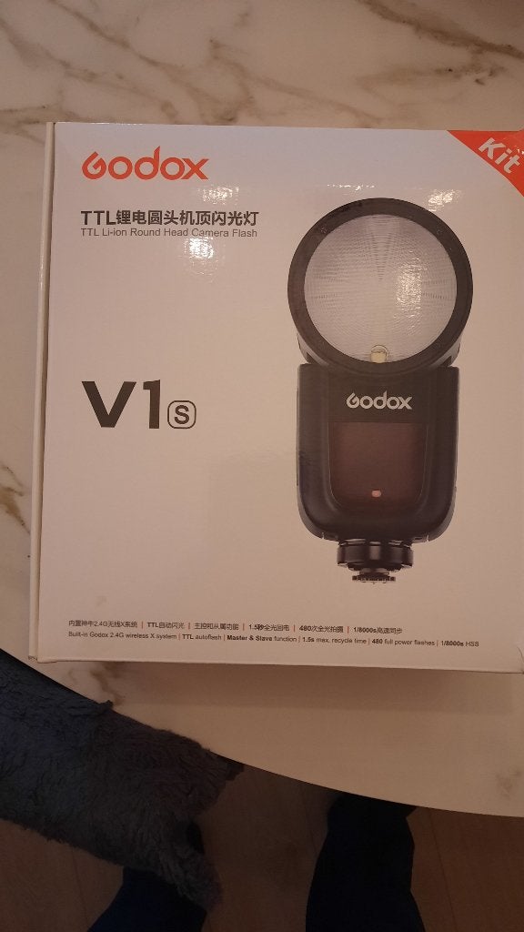 Godox Speedlite V1 Sony, Audio, Tv en Foto, Externe flitser, Ophalen of Verzenden, Zo goed als nieuw, Sony