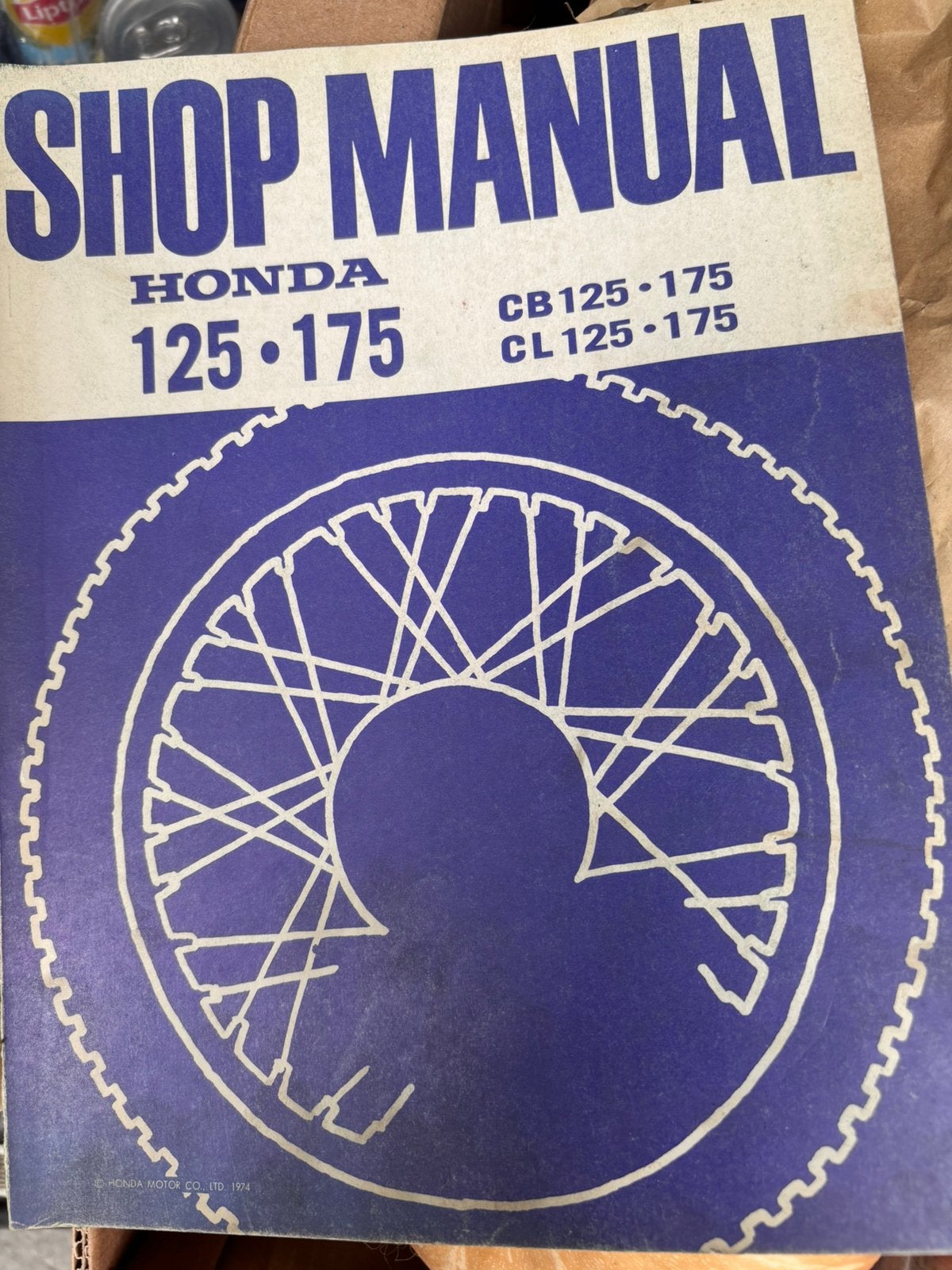 Manuel d'atelier à deux cylindres Honda CB125 et 175, Motos, Enlèvement ou Envoi, Honda