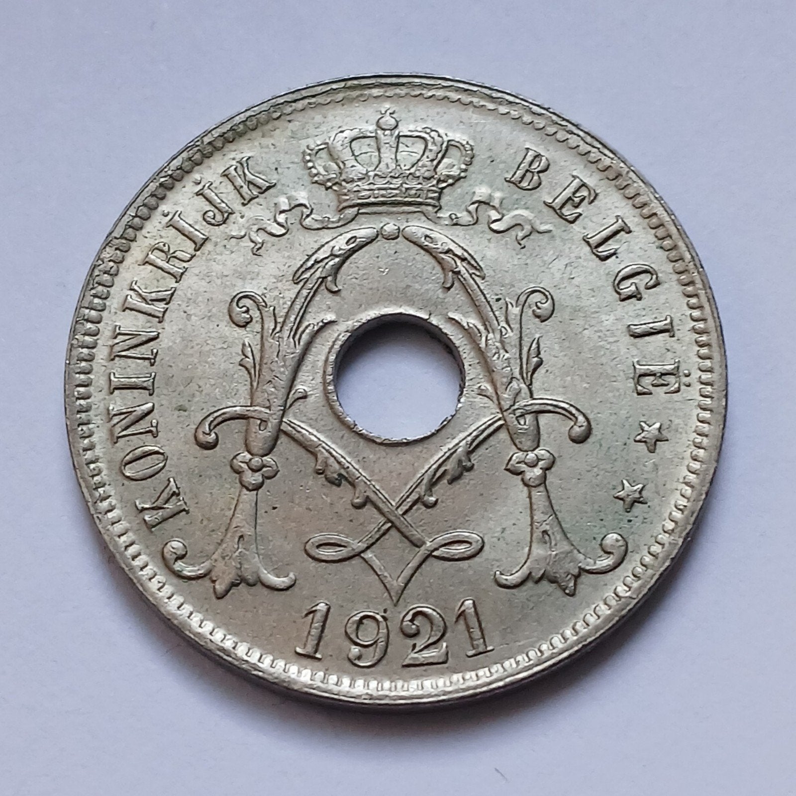 25 centiemen 1921, Postzegels en Munten, Munten | België, Ophalen of Verzenden